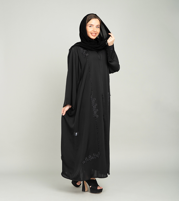 Embroidered Emirati Abaya