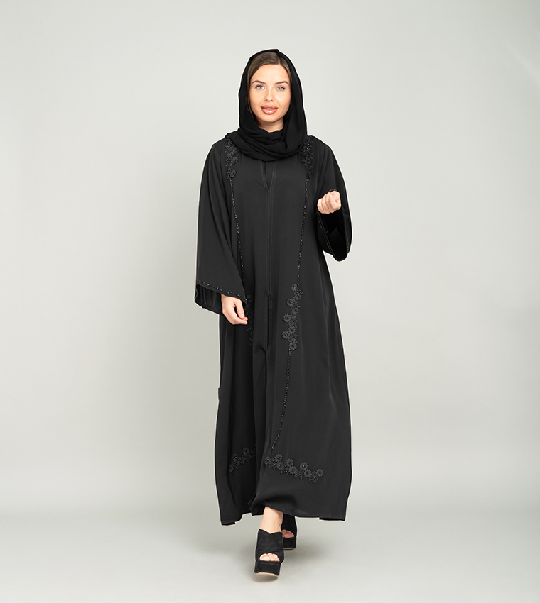 Embroidered Emirati Abaya