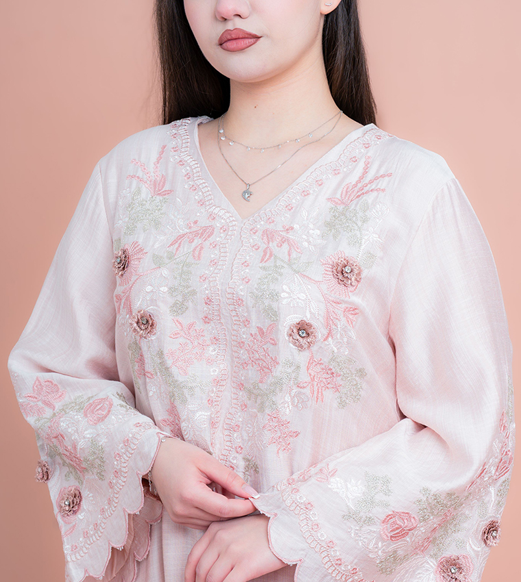 Embroidered Modern Jalabiya