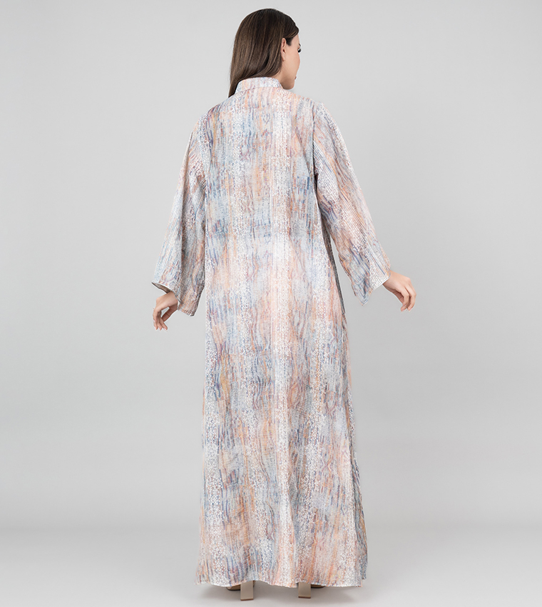 Embellished Flared Sleeves Jalabiya