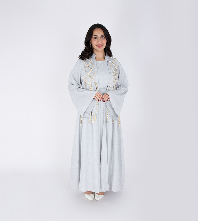 IKKXA  Jalabiya - Grey Jalabiyas