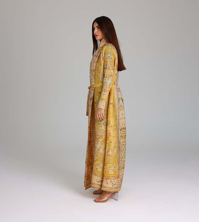 Printed Long Sleeves Abaya