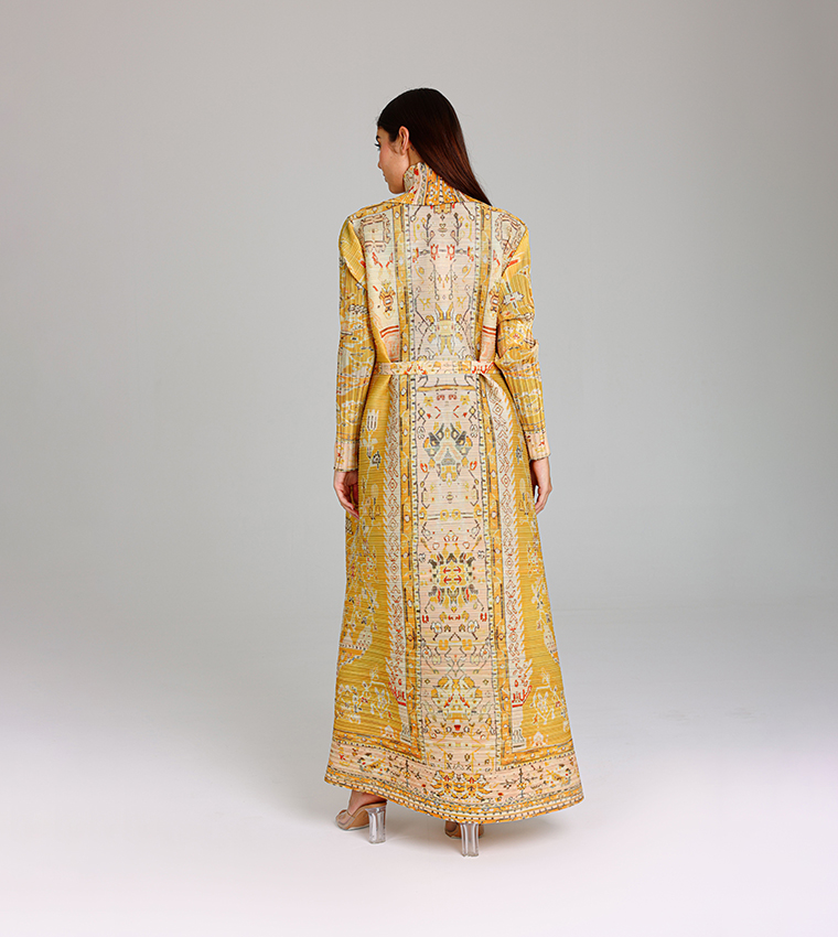 Printed Long Sleeves Abaya