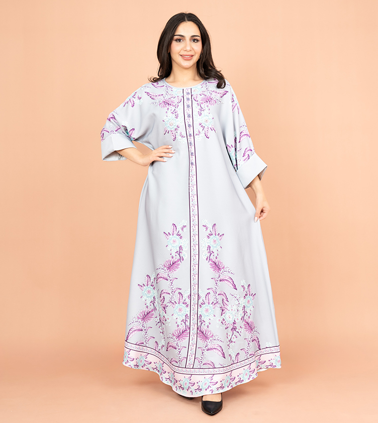 Embellished Long Sleeves Jalabiya