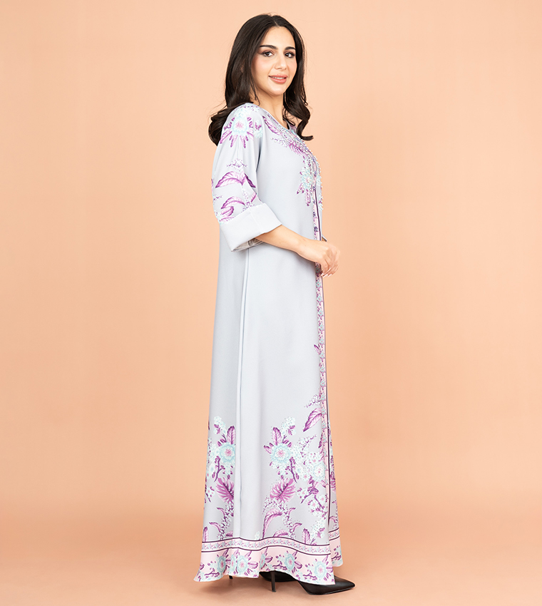 Embellished Long Sleeves Jalabiya
