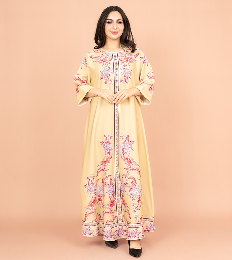 Embellished Long Sleeves Jalabiya