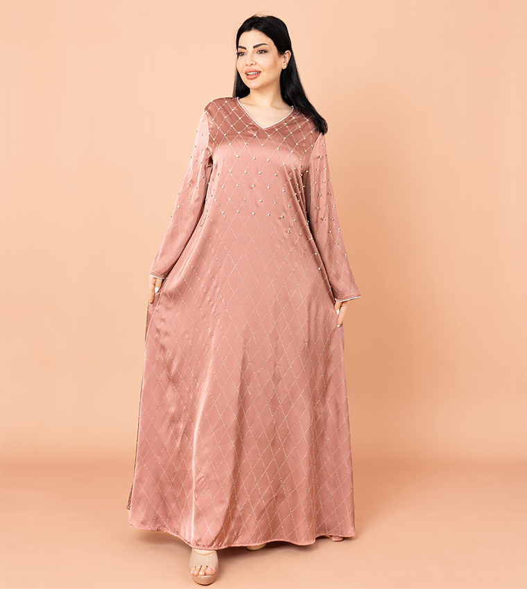 Crystal Breeze V-Neck Jalabiya