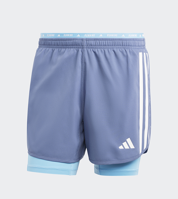 Own The Run 3-Stripes 2-in-1 Shorts