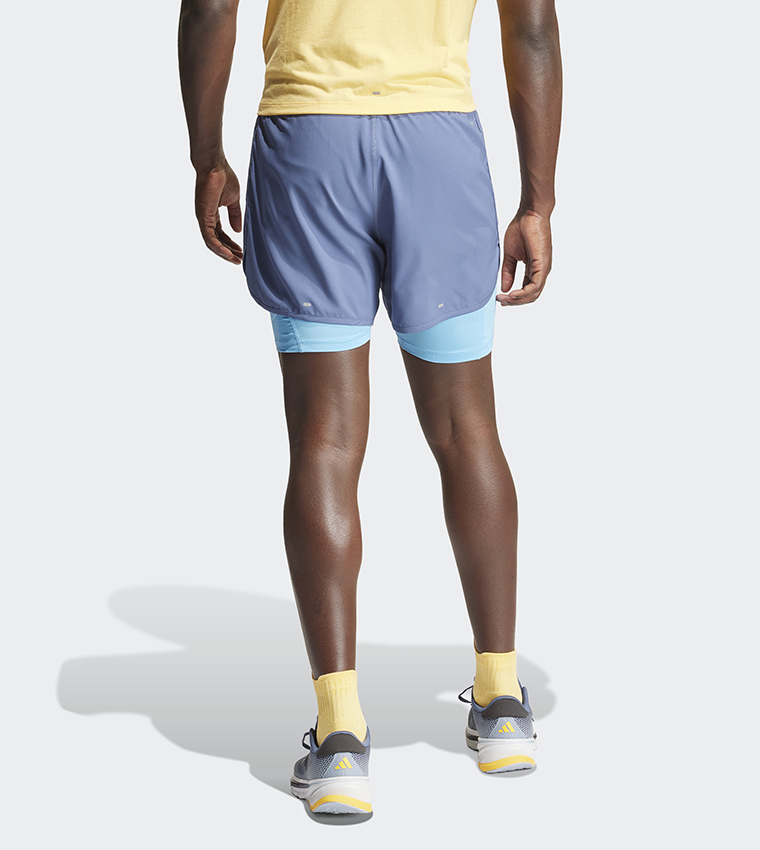 Own The Run 3-Stripes 2-in-1 Shorts