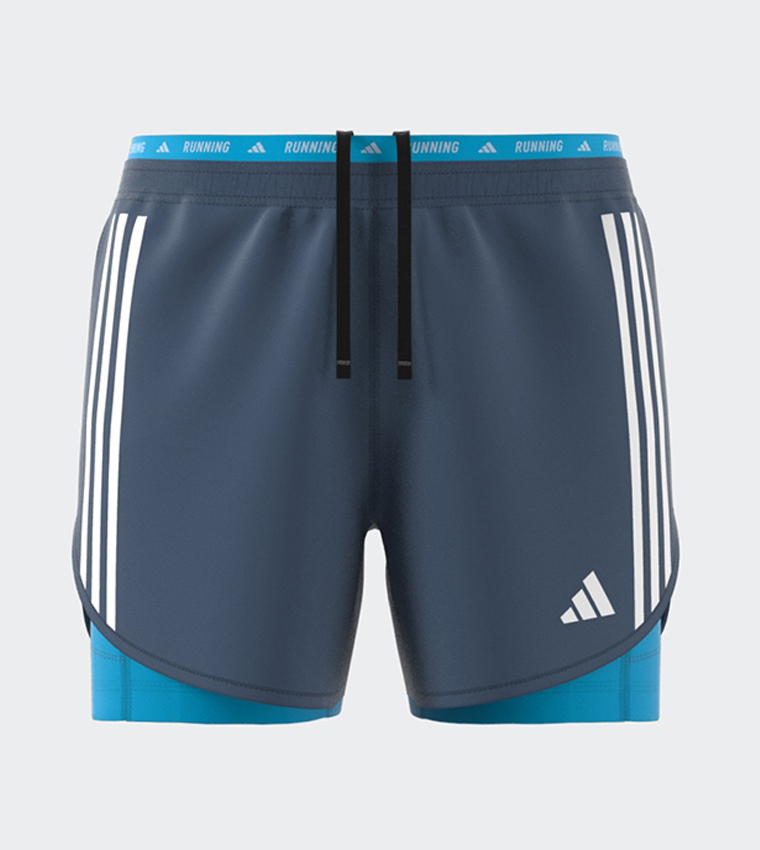 Own The Run 3-Stripes 2-in-1 Shorts