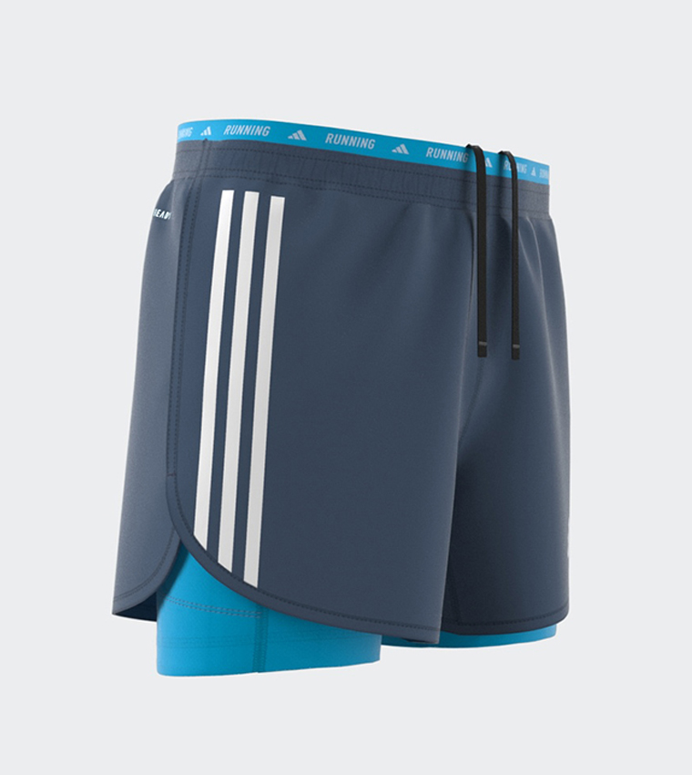Own The Run 3-Stripes 2-in-1 Shorts