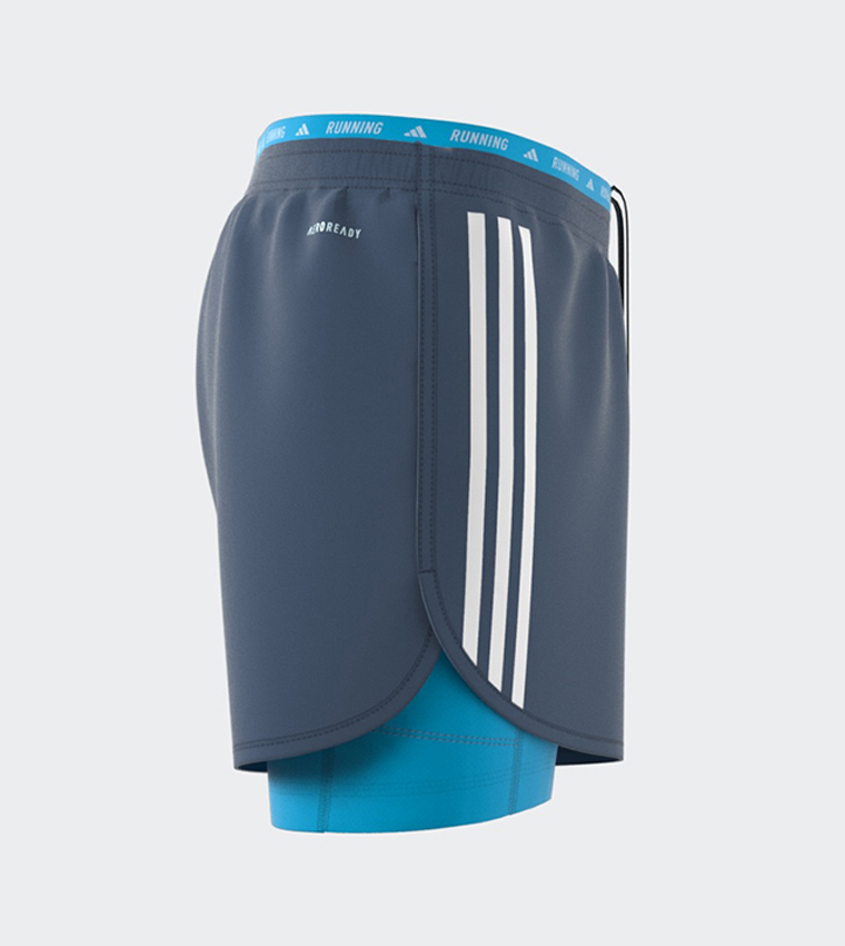 Own The Run 3-Stripes 2-in-1 Shorts
