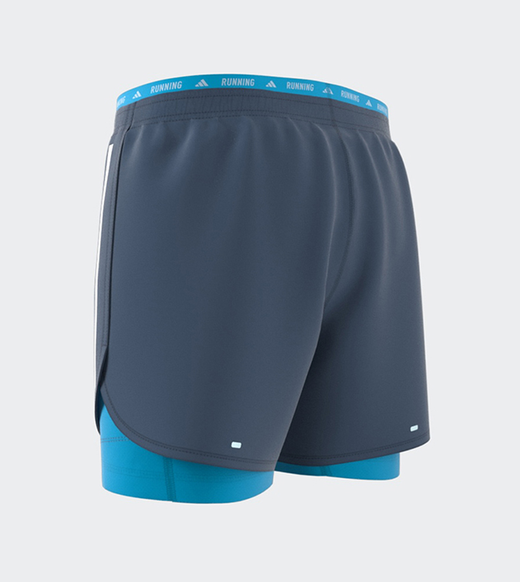 Own The Run 3-Stripes 2-in-1 Shorts