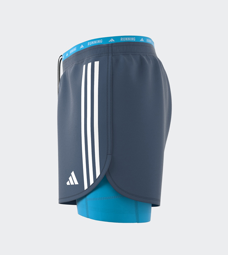 Own The Run 3-Stripes 2-in-1 Shorts