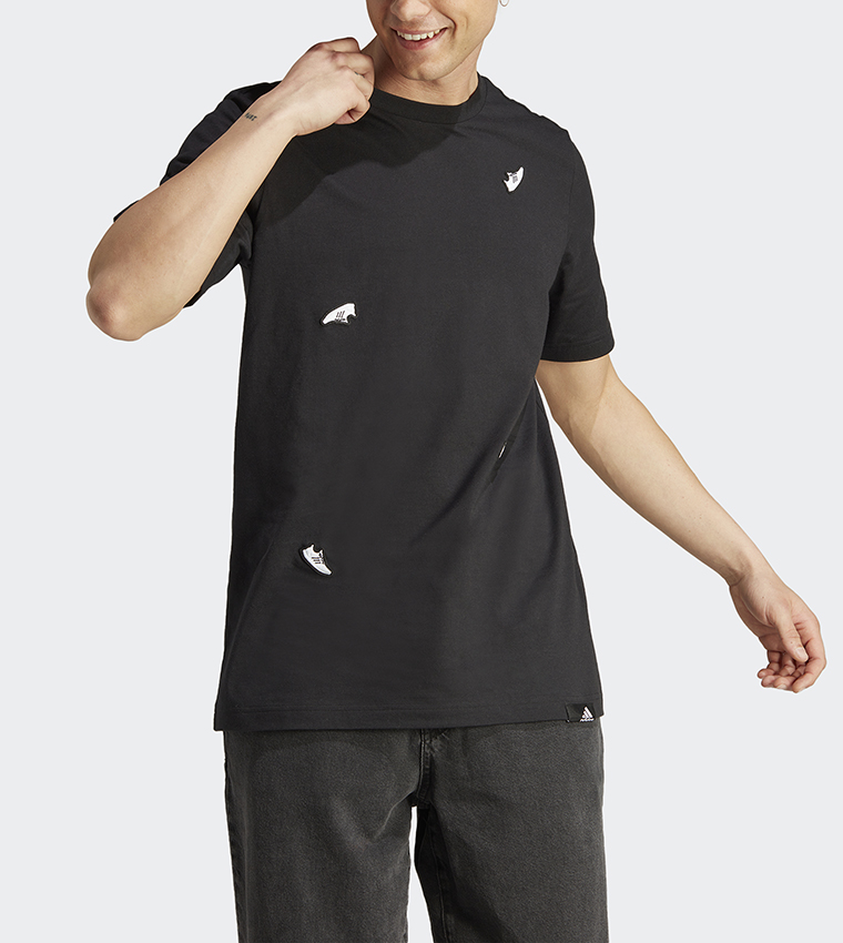 UNDEN Embroidered Crew Neck T-Shirt