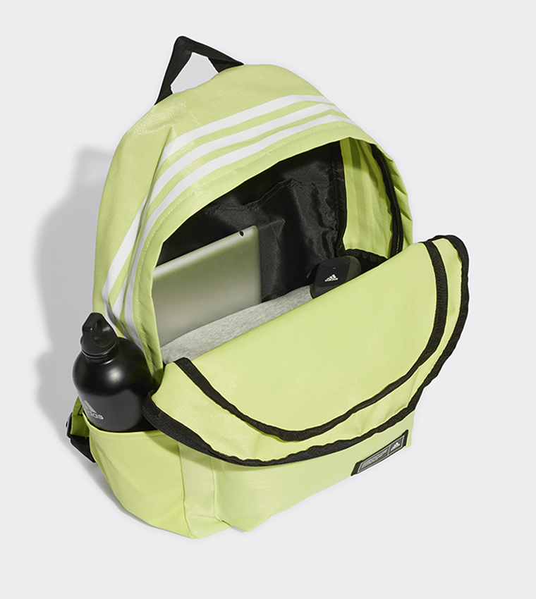 Adidas yellow stripes backpack 2025