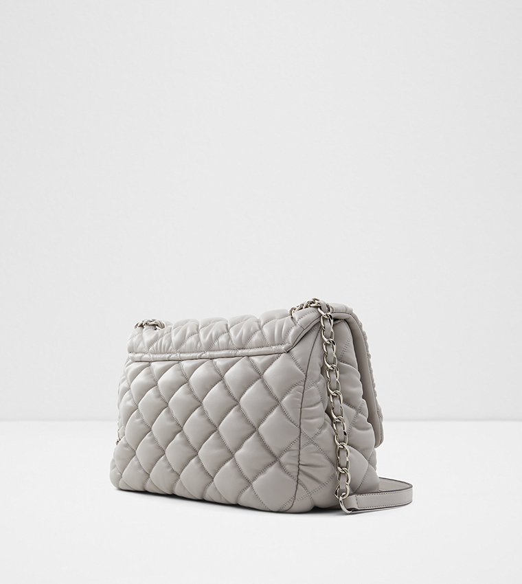 Buy Aldo ILSA Quilted Sling Bag In Grey 6thStreet Qatar
