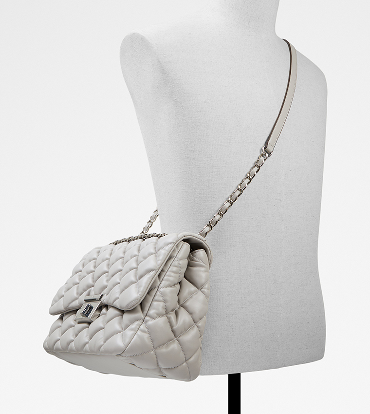 Buy Aldo ILSA Quilted Sling Bag In Grey 6thStreet Qatar