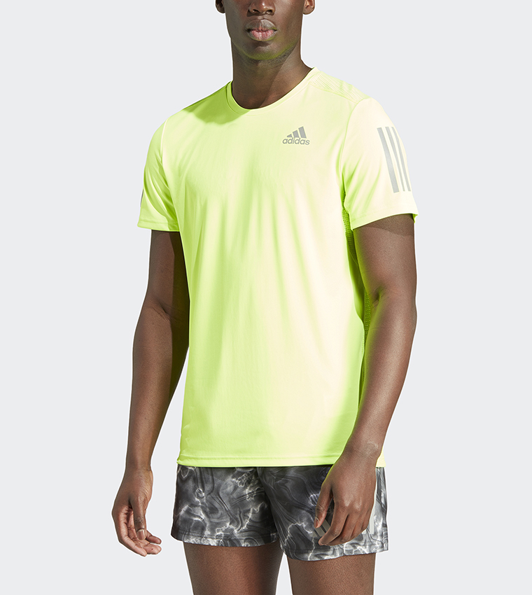 OWN THE RUN Logo Printed Crew Neck Active T-Shirt