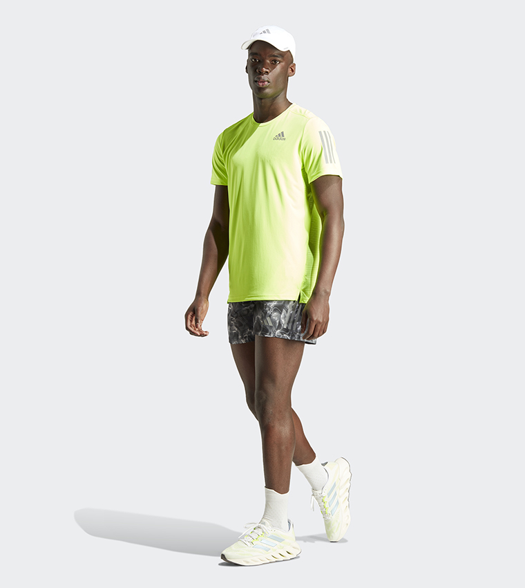 OWN THE RUN Logo Printed Crew Neck Active T-Shirt