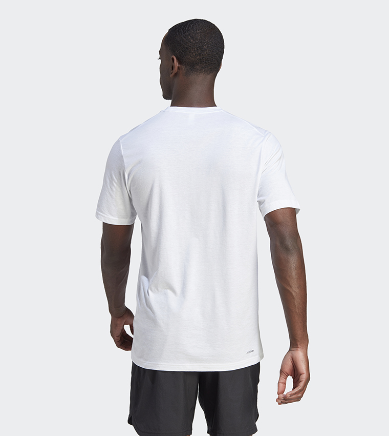 Logo Printed Crew Neck Active T-Shirt