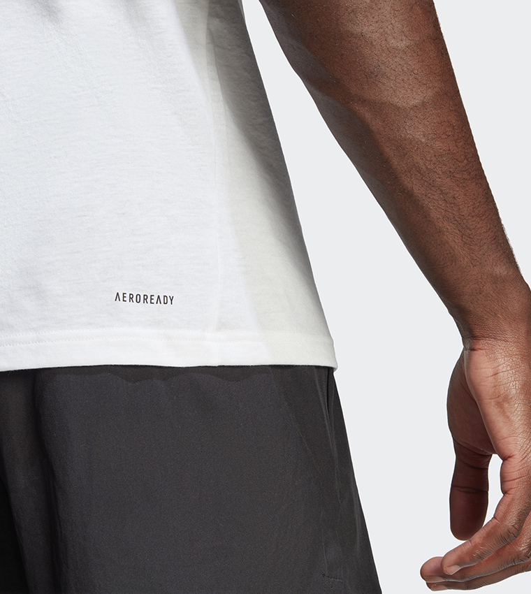 Logo Printed Crew Neck Active T-Shirt