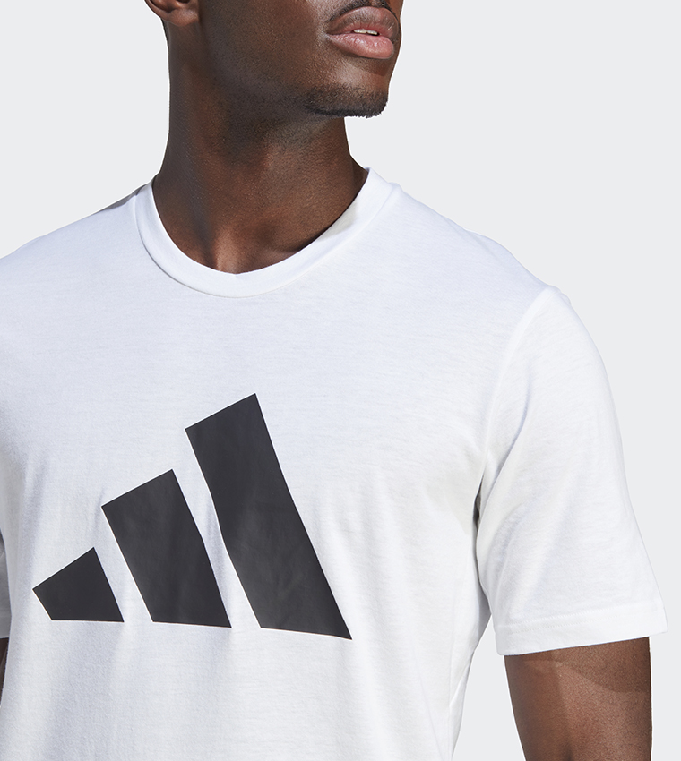 Logo Printed Crew Neck Active T-Shirt