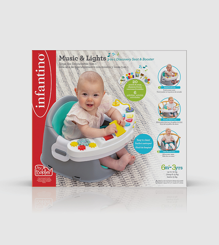  Babygrow Music & Lights 3-In-1 Discovery Seat & Booster