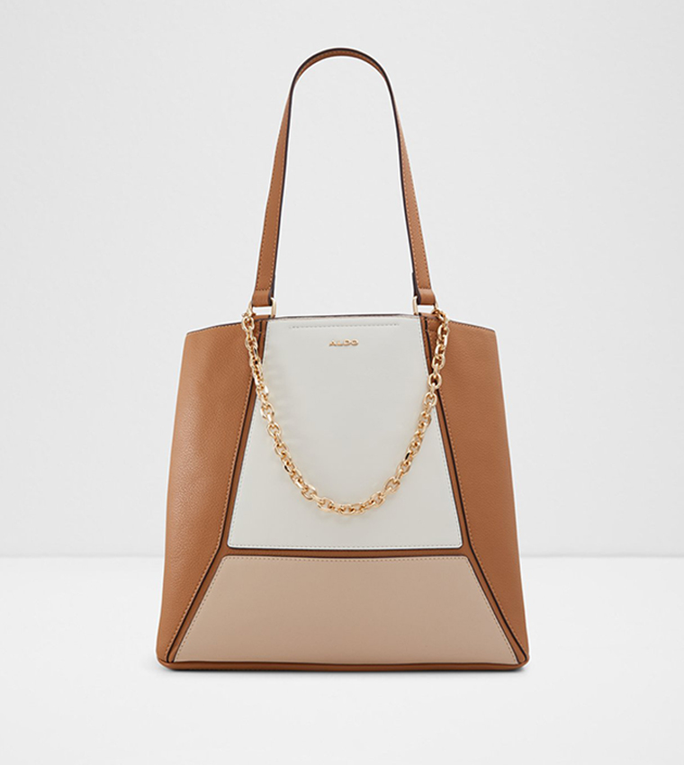 INAYA Color Block Tote Bag