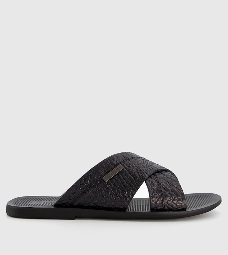 Index Dune Slippers Mens Buy Dune London Index Di Croc Emboss Wide