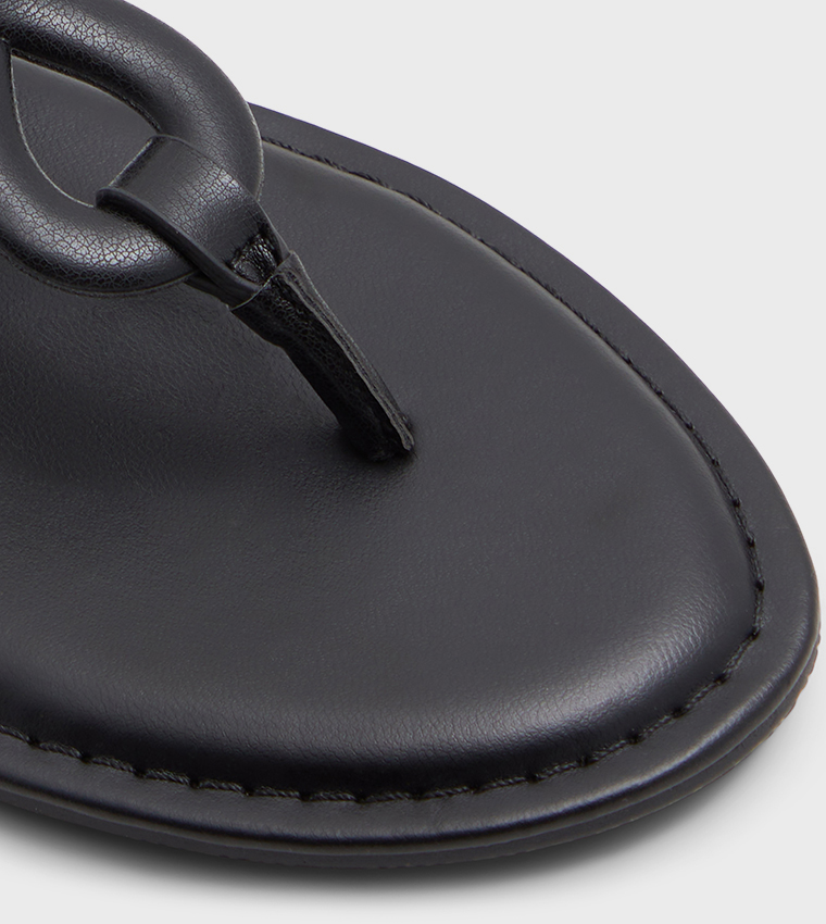 INFINITY T-Strap Flat Sandals