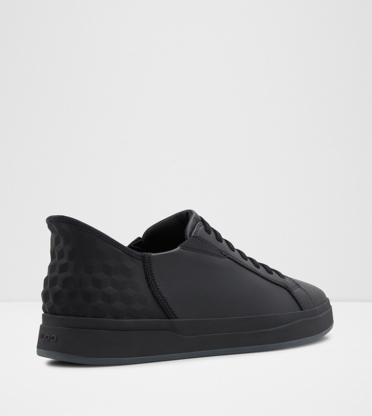 Aldo black leather sneakers sale