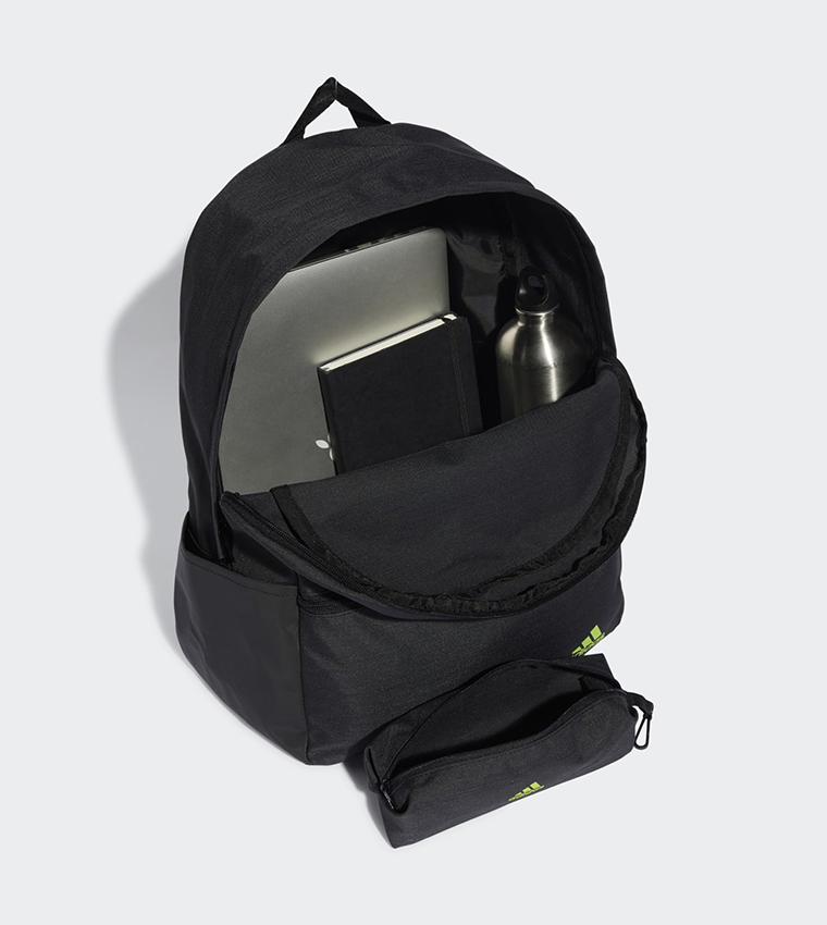 Classic Horizontal 3-Stripes Printed Backpack Set