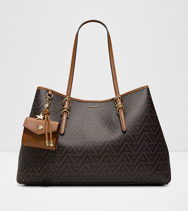 ISEDRA Monogram Patterned Tote Bag