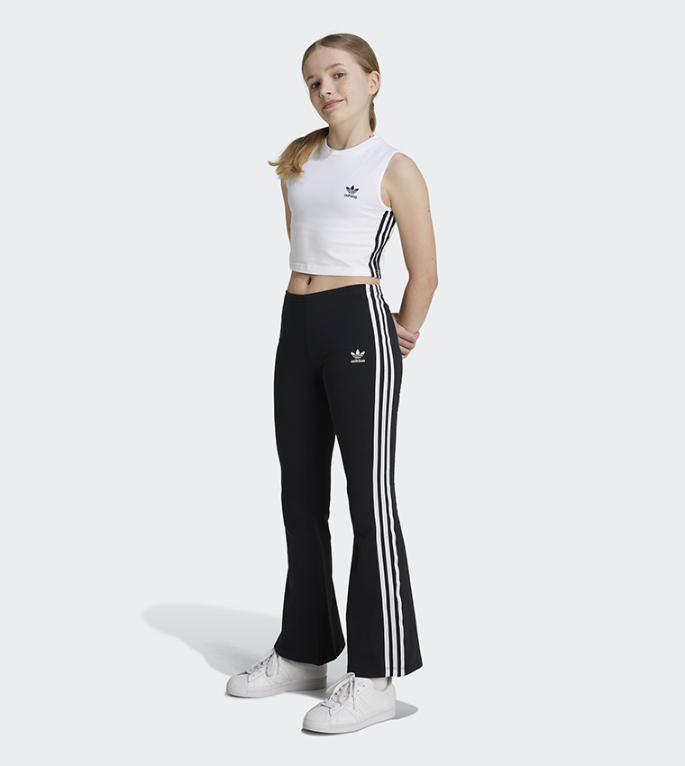 Adicolor Elastic Waist Flared Leggings