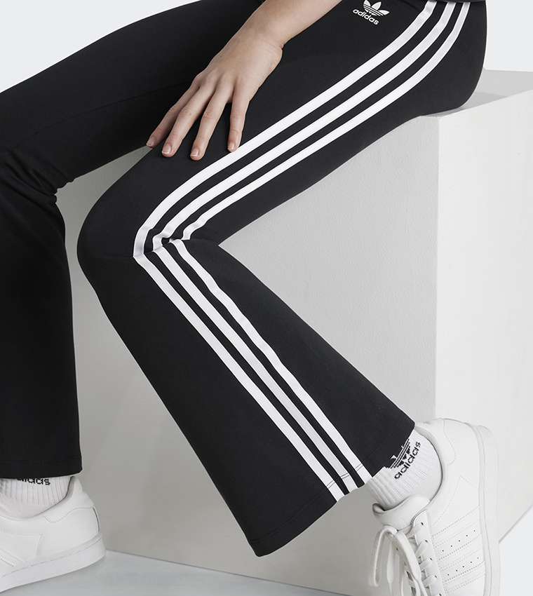 Adicolor Elastic Waist Flared Leggings