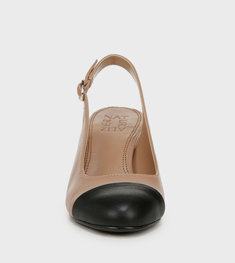 SOPHIE Cap Toe Slingback Pumps