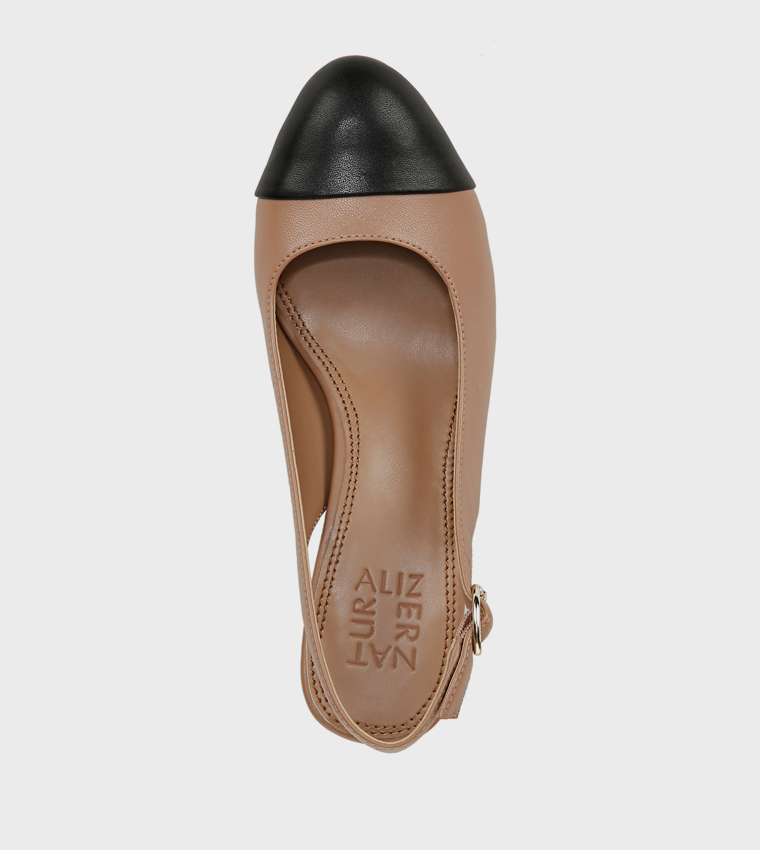 SOPHIE Cap Toe Slingback Pumps