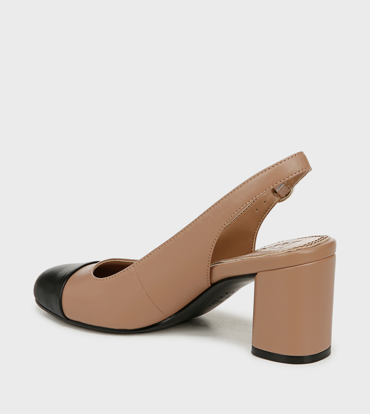SOPHIE Cap Toe Slingback Pumps