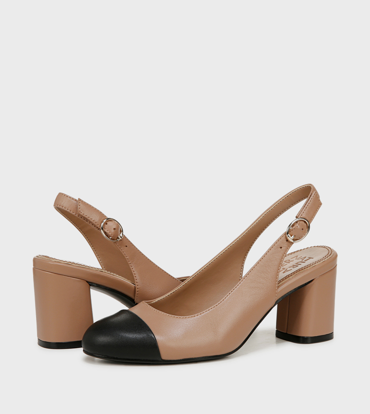 SOPHIE Cap Toe Slingback Pumps