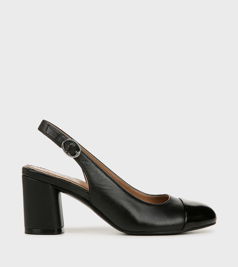 SOPHIE Cap Toe Slingback Pumps