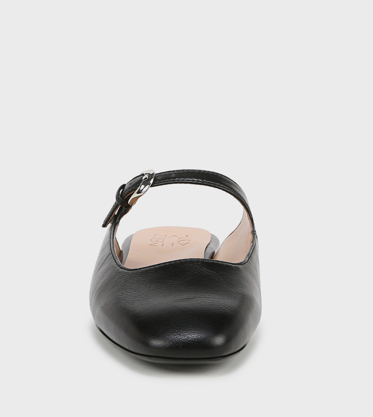 APPLE Buckle Detail Mules