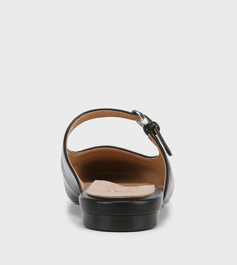 APPLE Buckle Detail Mules