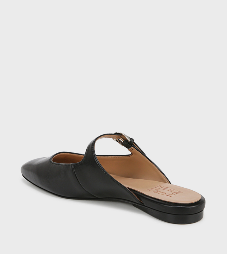 APPLE Buckle Detail Mules