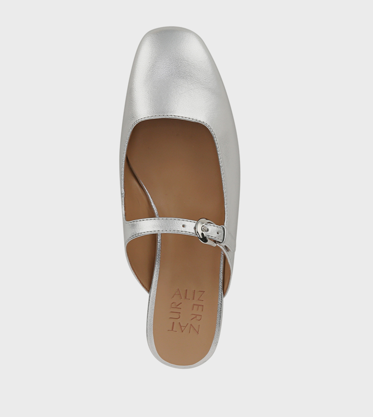 APPLE Buckle Detail Mules