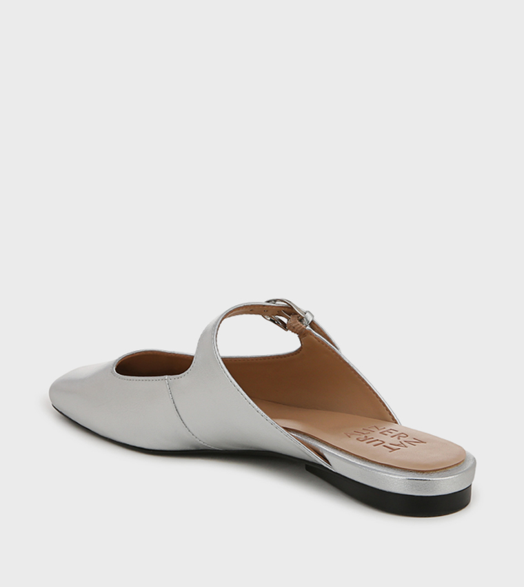 APPLE Buckle Detail Mules