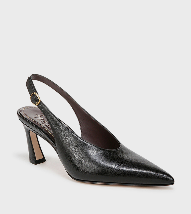 ELAINE Textured Slingback Pumps