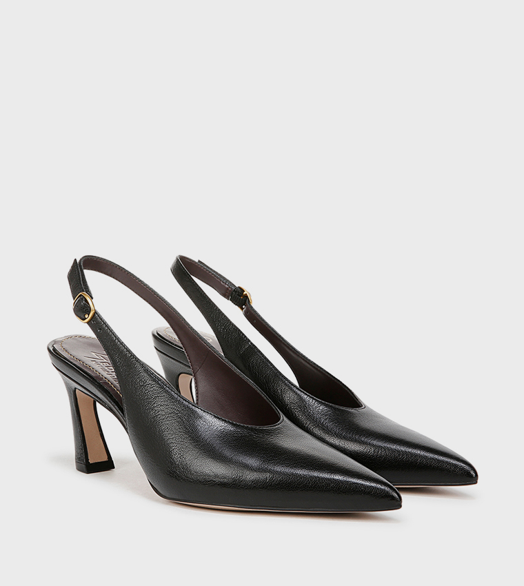 ELAINE Textured Slingback Pumps