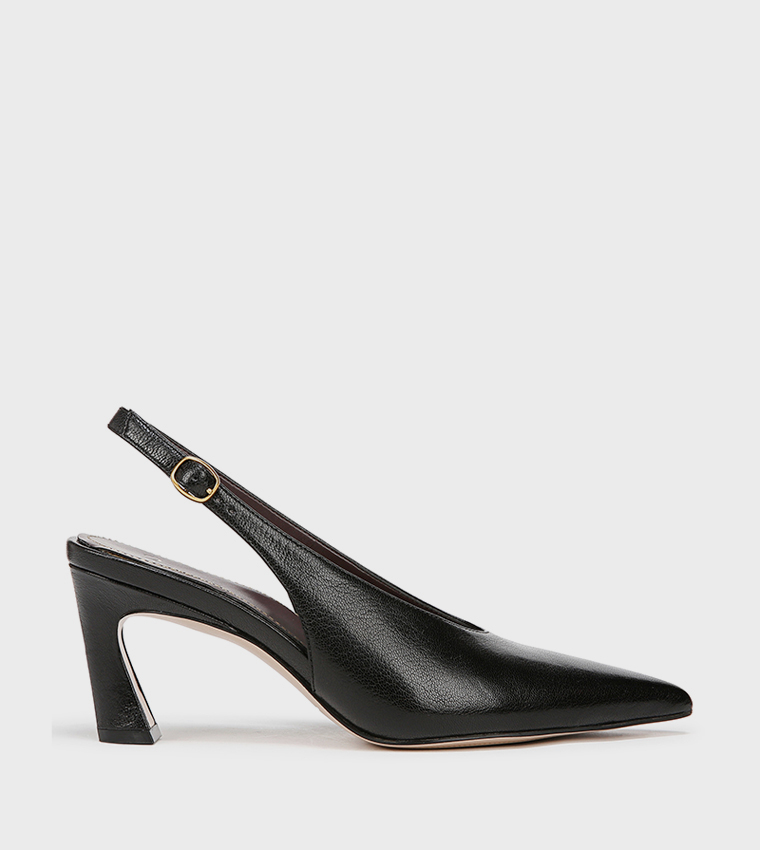 ELAINE Textured Slingback Pumps
