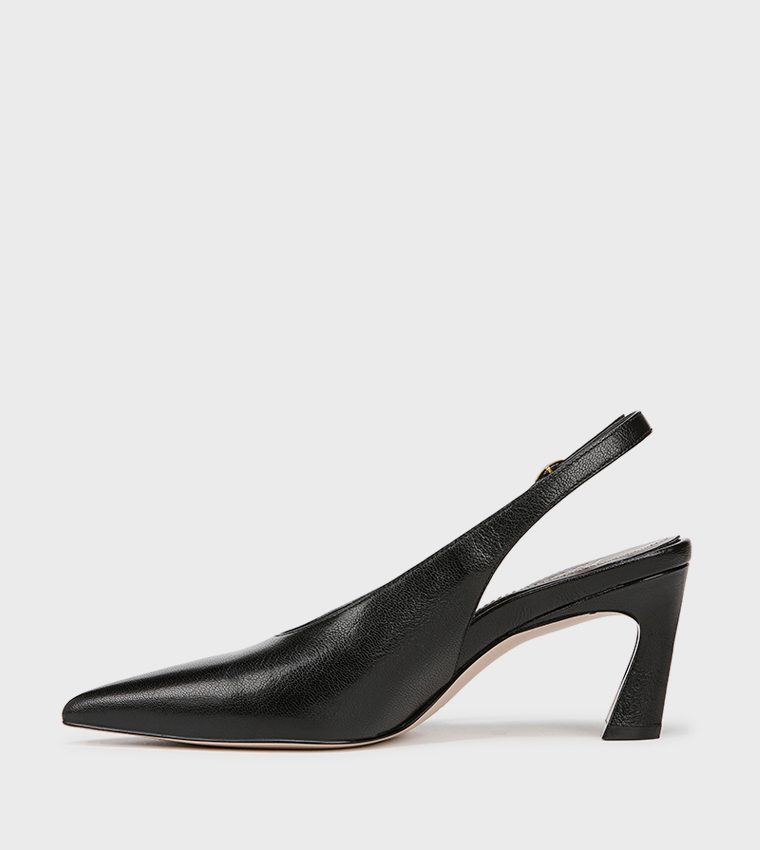 ELAINE Textured Slingback Pumps